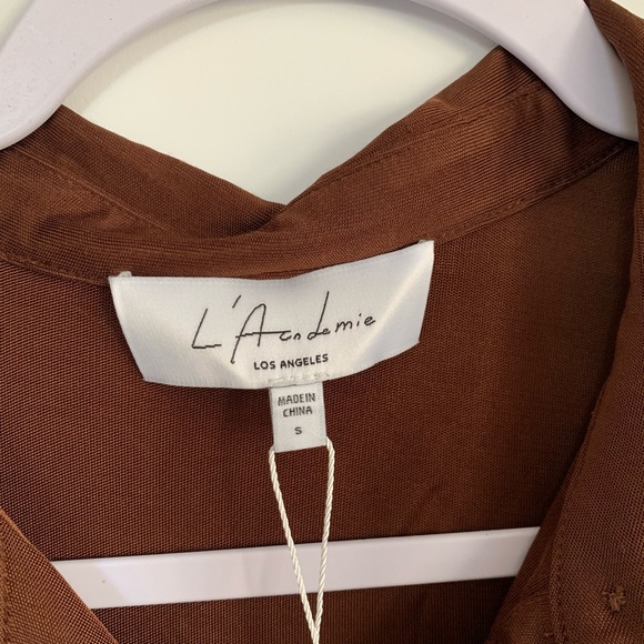 L’Academie Xander Brown Maxi Dress - Picture 4 of 5